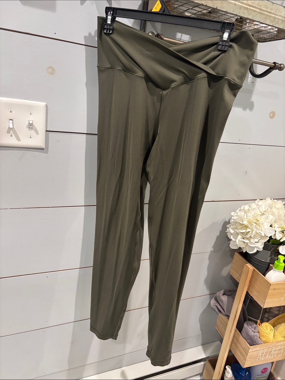 Off line by aerie Olive High-Waist Foldover Yoga Leggings - Women. xL TAlL